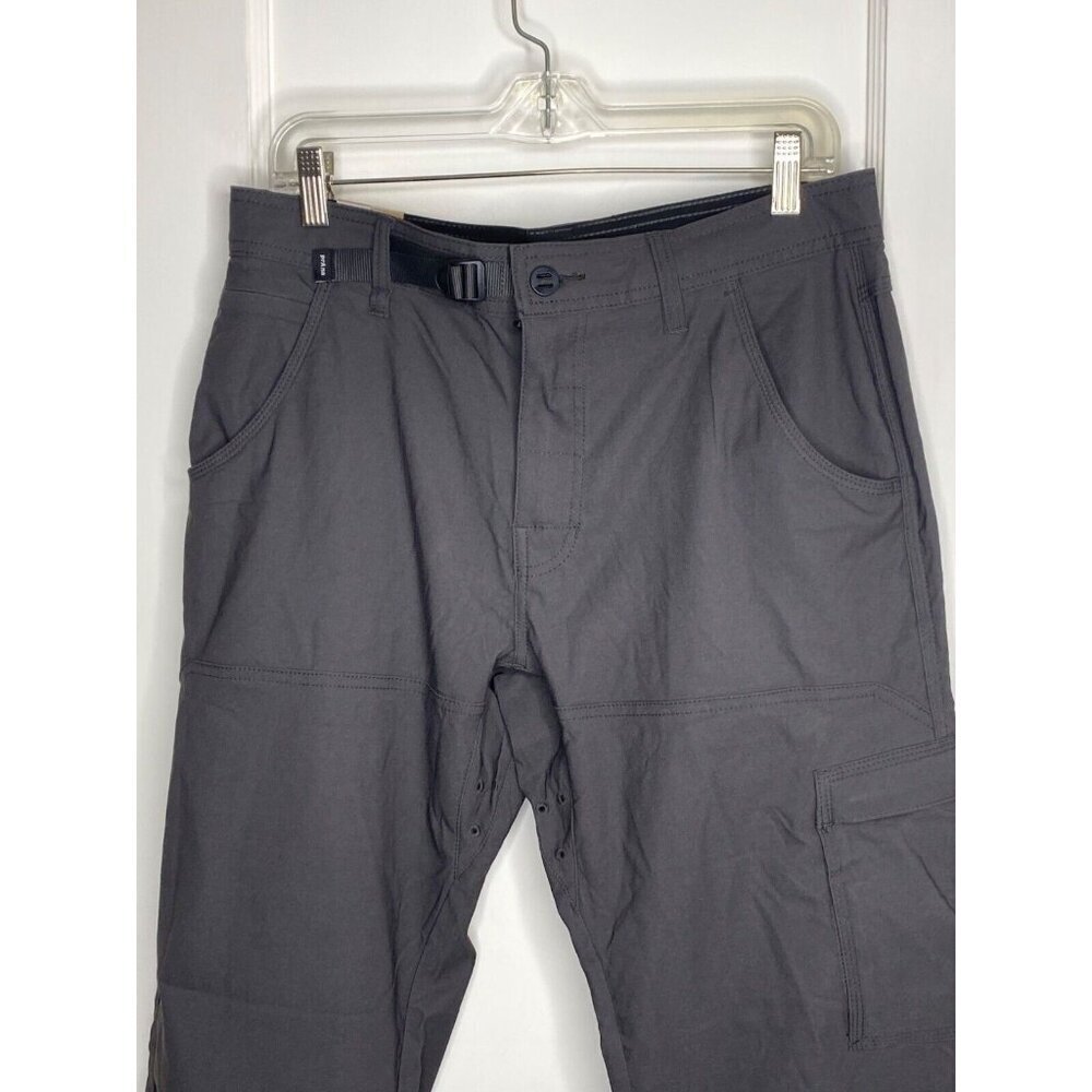 Prana Stretch Zion Pants II (Dark Iron) Men's technical pants 32 X 28 MSRP $95 - Picture 4 of 7